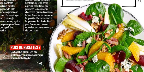 Delhaize / 2018/ Flash Gourmand mag / Salade d'hiver